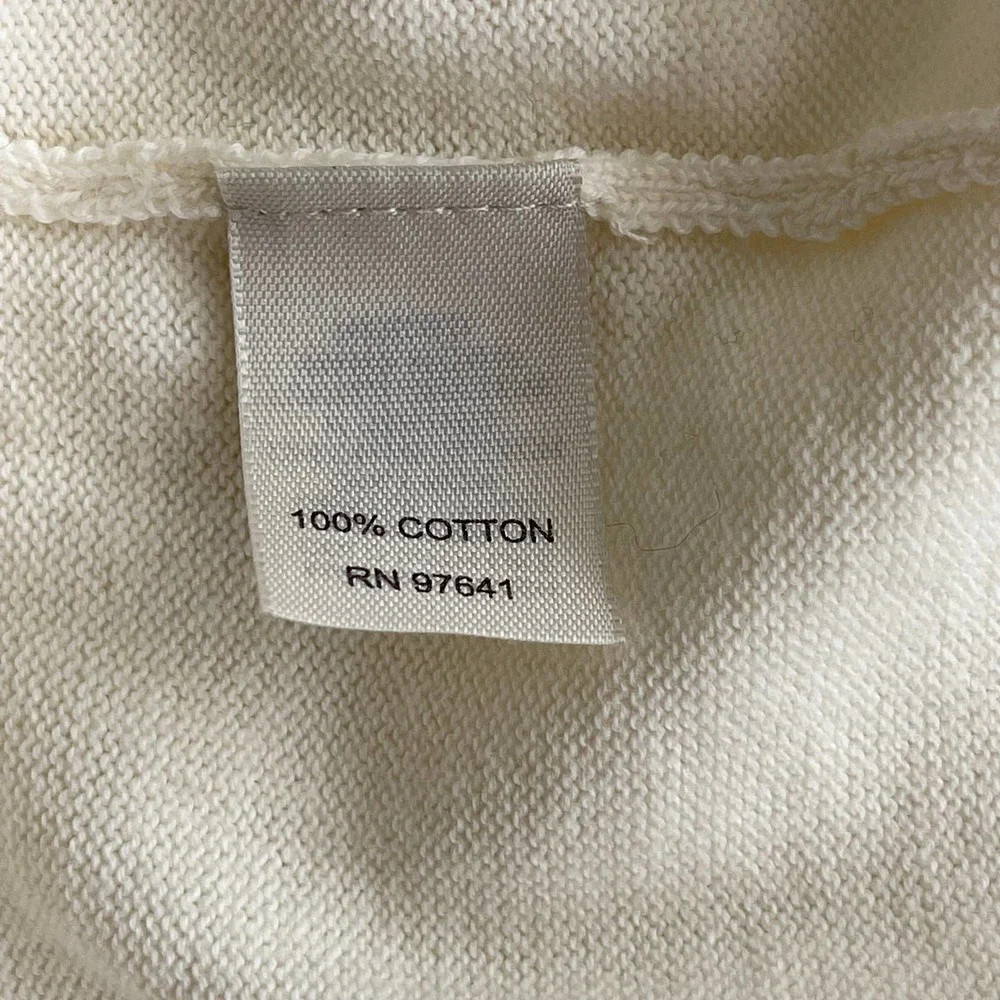 J .JILL | SWEATER SIZE MEDIUM CREAM LONG SLEEVES V-NECK - Picture 8 of 9